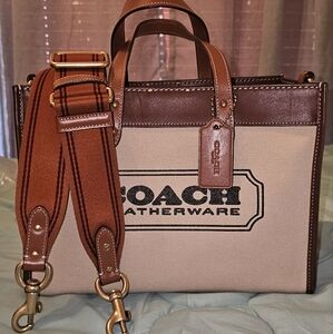 SOLD.........Coach Field tote 30